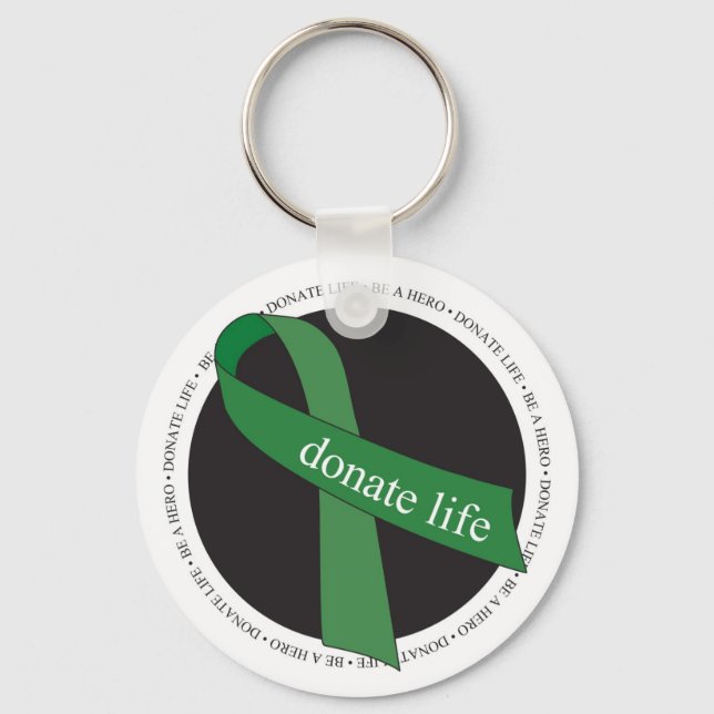 Donate Life Keychain (Front)