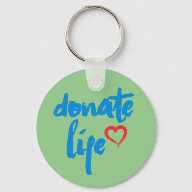 Donate Life Keychain (Front)