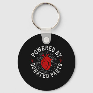 Donated Parts Heart Transplant Survivor New Heart Keychain