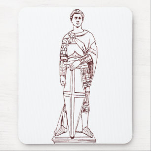Donatello’s Saint George - Renaissance Sculpture Mouse Pad