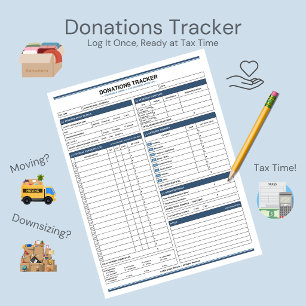 Donations Tracker Notepad