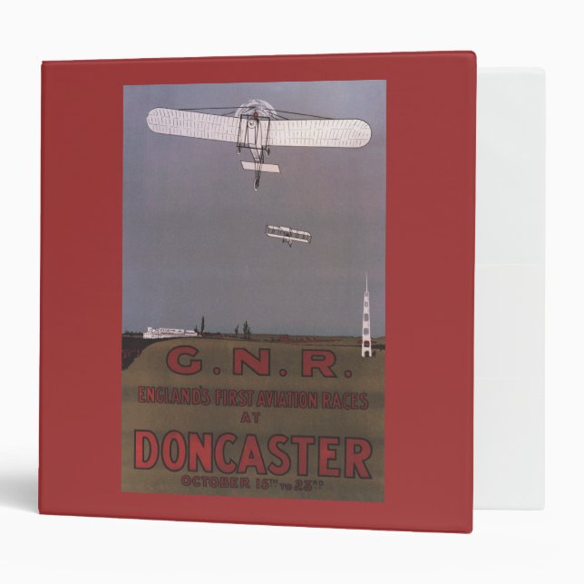Doncaster, England - First Aviation Races Binder (Front/Inside)