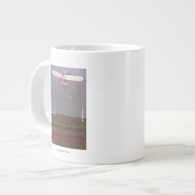 Doncaster, England - First Aviation Races Large Coffee Mug (Front Left)