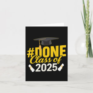 Done Cl Of 2025 Graduate Matching Group Graduation Card