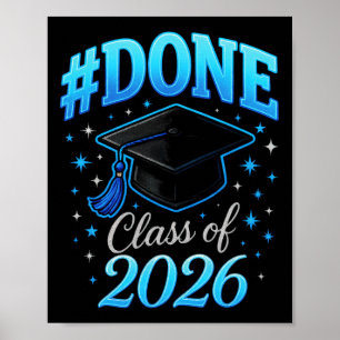 #done Cl Of 2026 - Senior Graduation Coquette Poster