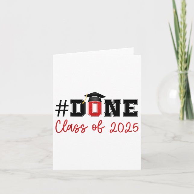 Done Cl Of A 2025  Card (Front)