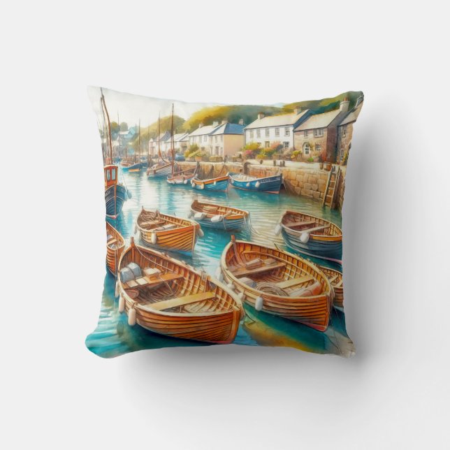 Done for the day throw pillow (Front)