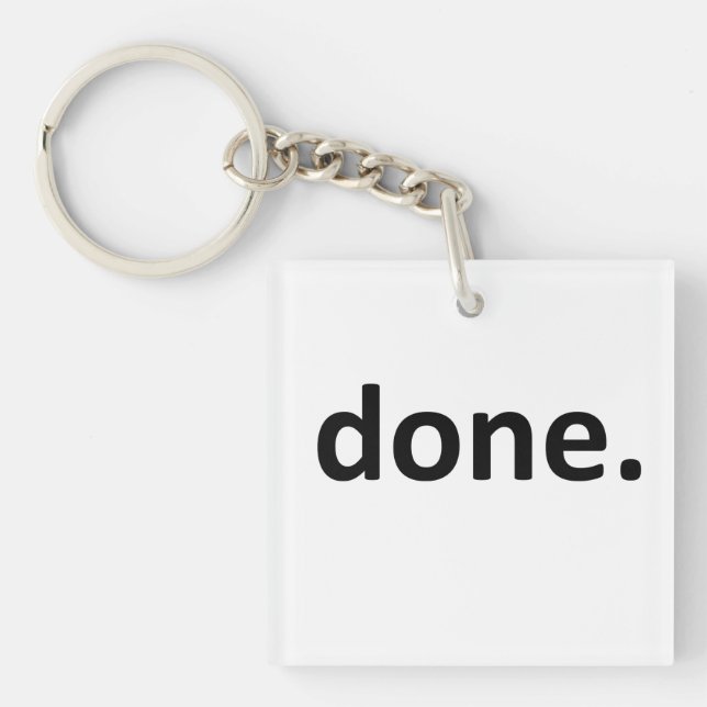 done. keychain (Front)
