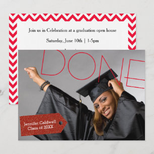Done Photo - Graduation Party Invitation