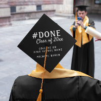 #Done | Simple Graduate Name Class Year & School