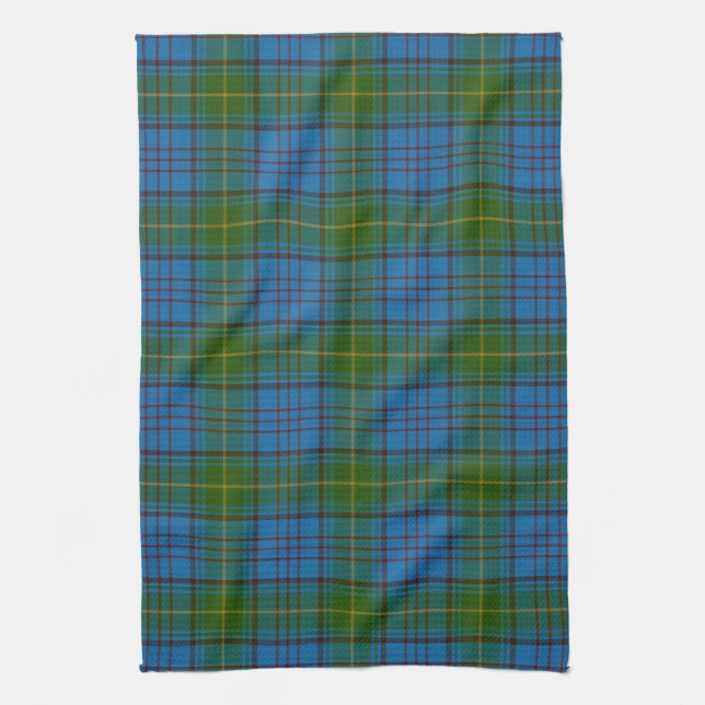Donegal County Irish Tartan Kitchen Towel (Vertical)