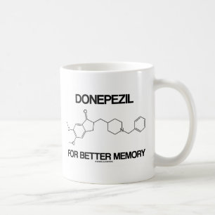 Donepezil For Better Memory Chemical Molecule Coffee Mug