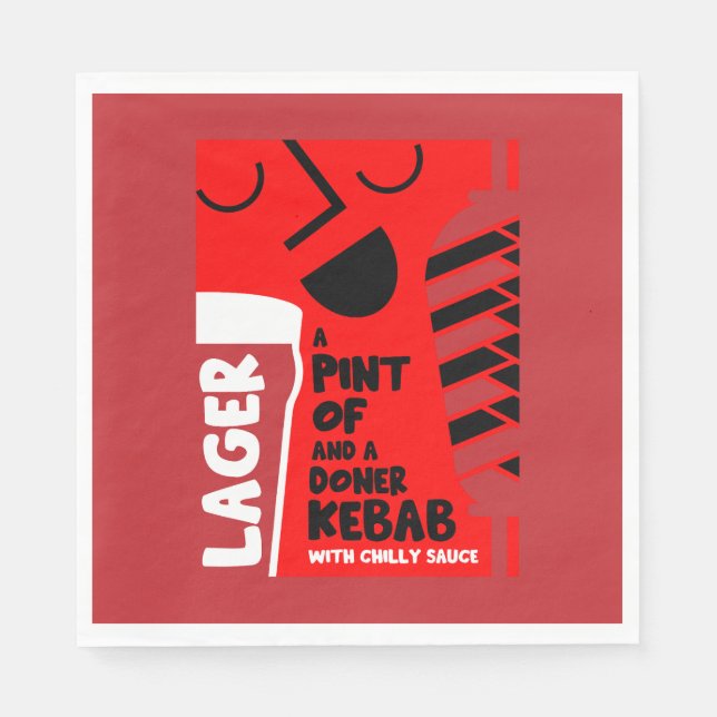 Doner Kebab Napkin (Front)