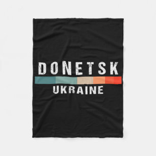 Donetsk Ukraine City Trip  Fleece Blanket