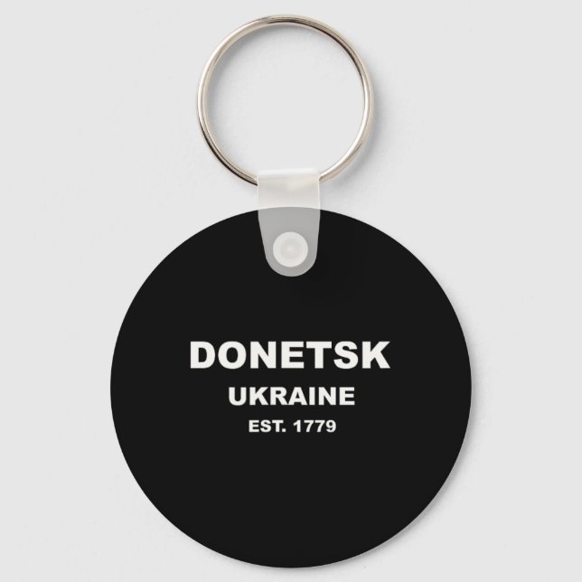Donetsk Ukraine  Keychain (Front)