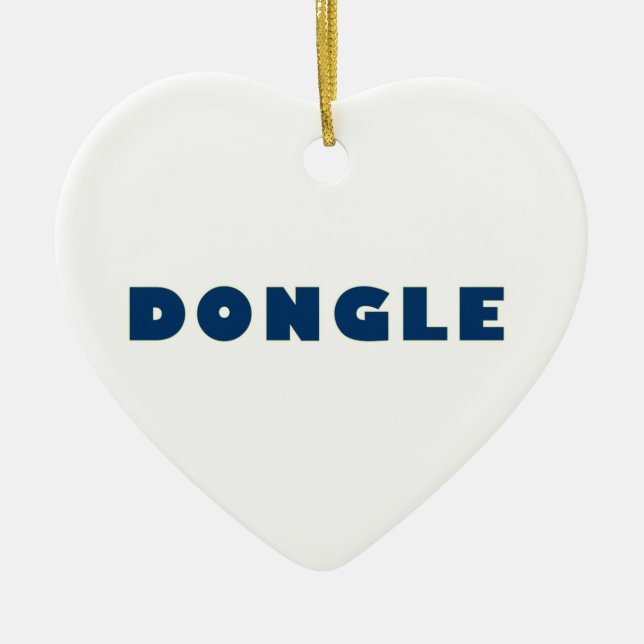 DONGLE CERAMIC ORNAMENT (Front)