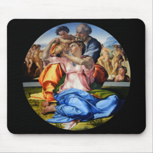 Doni Tondo, Doni Madona, Michelangelo, 1507 Mouse Pad