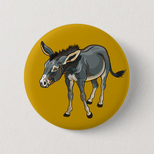 donkey 2 inch round button