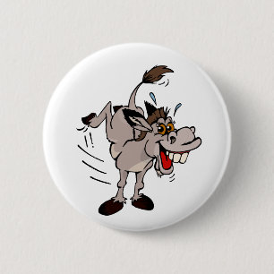 Donkey 2 Inch Round Button