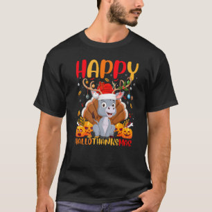 Donkey Animal Happy Donkey Hellothanksmas T-Shirt