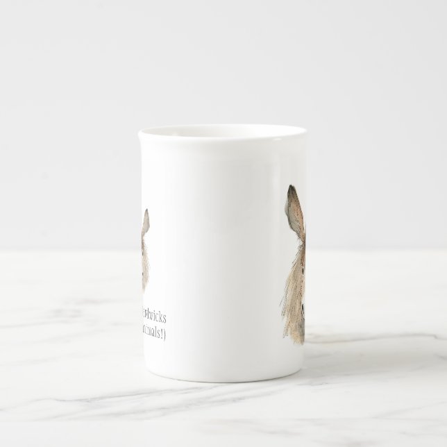 Donkey Bone China Mug (Front)