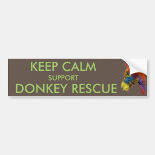 DONKEY BUMPER STICKER