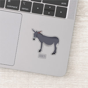 Donkey cartoon illustration