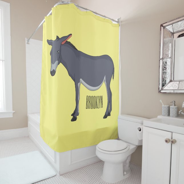 Donkey cartoon illustration (In Situ)
