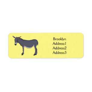 Donkey cartoon illustration