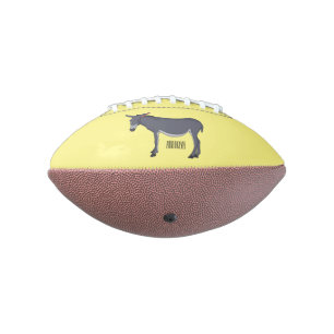 Donkey cartoon illustration football