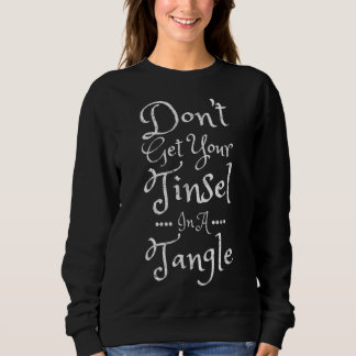 Donkey Christmas Colour Lights Xmas Santa Hat Donk Sweatshirt