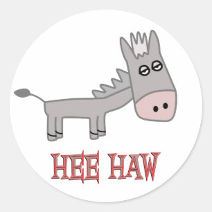 Donkey Classic Round Sticker