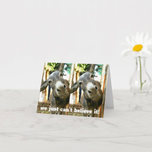 *DONKEY COUPLE IS JUST IN DISBELIEF* 50th BIRTHDAY Card