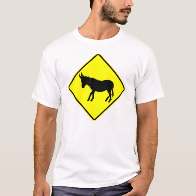 donkey crossing T-Shirt (Front)