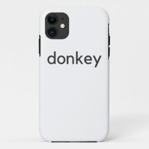 donkey dark iPhone 11 case
