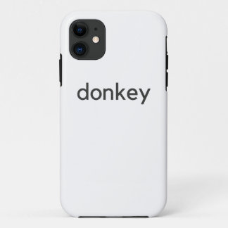 donkey dark iPhone 11 case