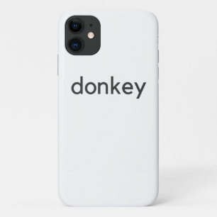 donkey dark iPhone 11 case