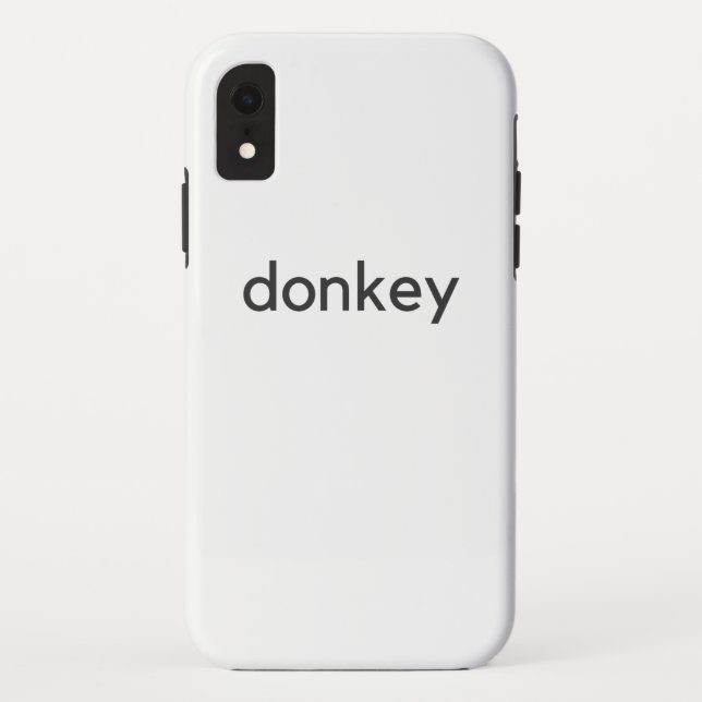 donkey dark Case-Mate iPhone case (Back)