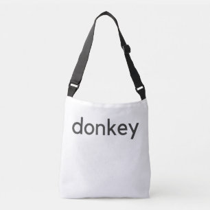 donkey dark crossbody bag