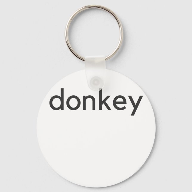 donkey dark keychain (Front)