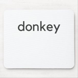 donkey dark mouse pad