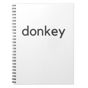 donkey dark notebook