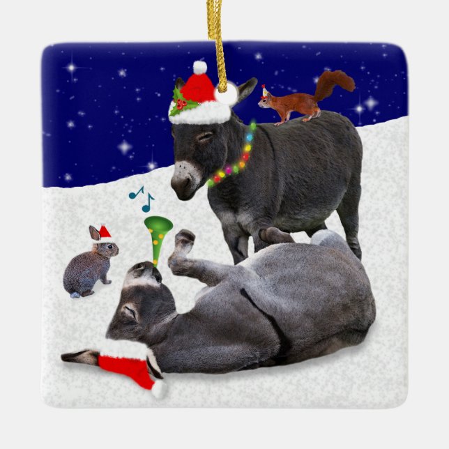 Donkey Daze Ornament (Front)