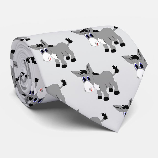 Donkey Design Tie (Rolled)