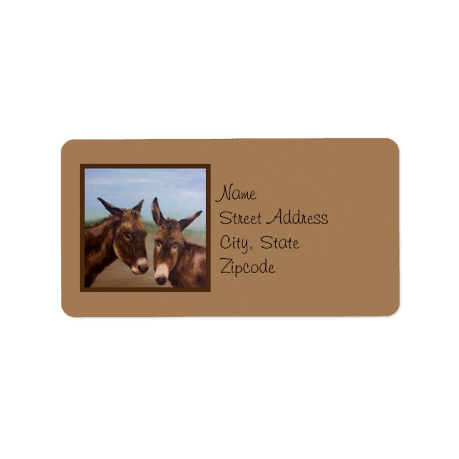 Donkey Double Label (Front)