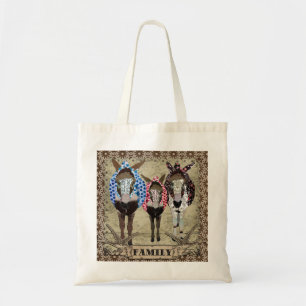 Donkey Family  Bag
