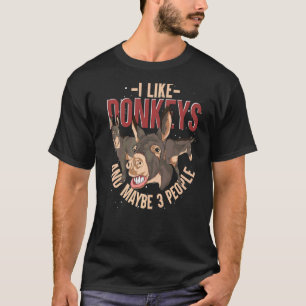 Donkey Farm Animal Farmer Donkey 1 T-Shirt