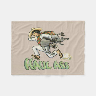 Donkey Fleece Blanket