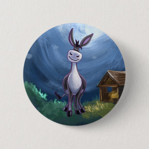 Donkey Gifts & Accessories 2 Inch Round Button