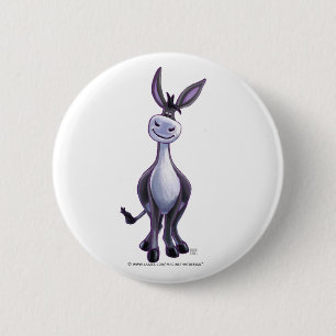 Donkey Gifts & Accessories 2 Inch Round Button